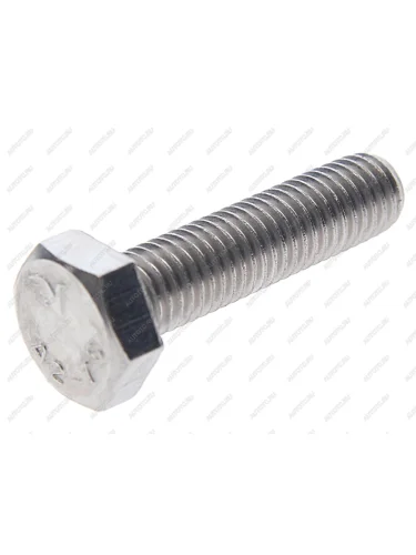 Болт М12х1.75х25 шестигранный нержавеющая сталь А2 NO NAME din933 нержав.