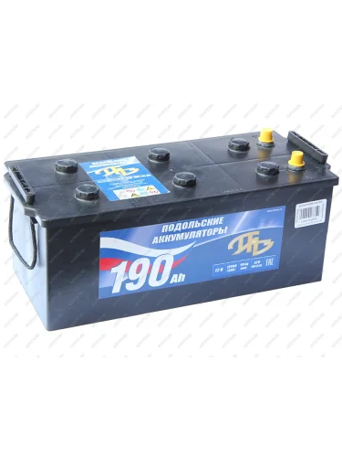 Аккумулятор ПОДОЛЬСК 190Ач под болт ПОДОЛЬСК 6ст190(4)
