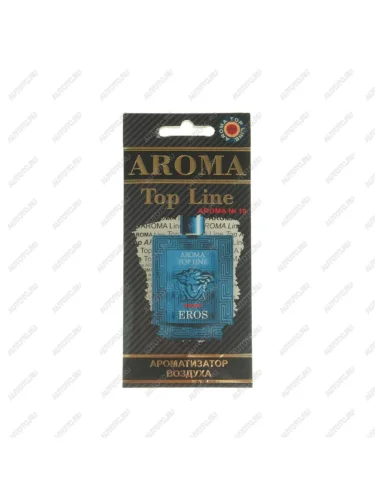 Ароматизатор подвесной пластина (№19 Versace Eros) TOP LINE TOP LINE №19 versace eros