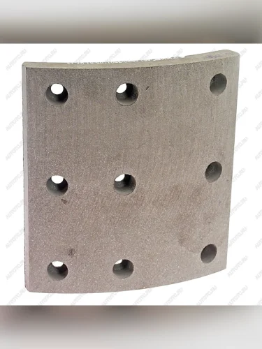 Накладка тормозной колодки КАМАЗ-6520,6560 (13-) сверленая расточен. безасбест. комплект 8шт. ТИИР ТИИР 6520-3501105-51