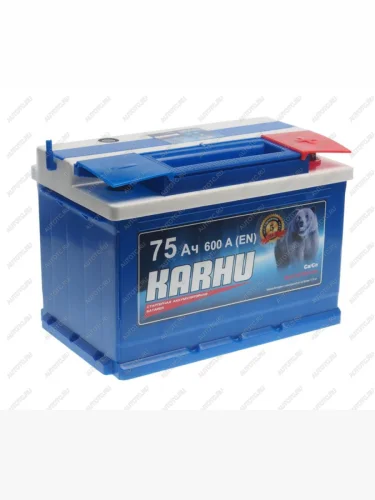 Аккумулятор KARHU 75Ач обратная полярность KARHU 6ст75(0)