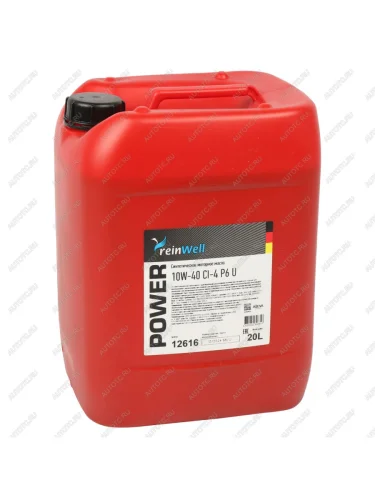 Масло моторное CI-4 10W40 синт.20л REINWELL REINWELL 12616