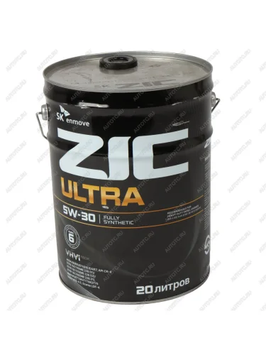 Масло дизельное ULTRA CK-4CJ-4E8E11 5W30 синт.20л ZIC ZIC 192693
