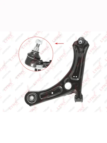 Рычаг подвески VW Caddy передней нижний левый LYNX LYNX c5697l