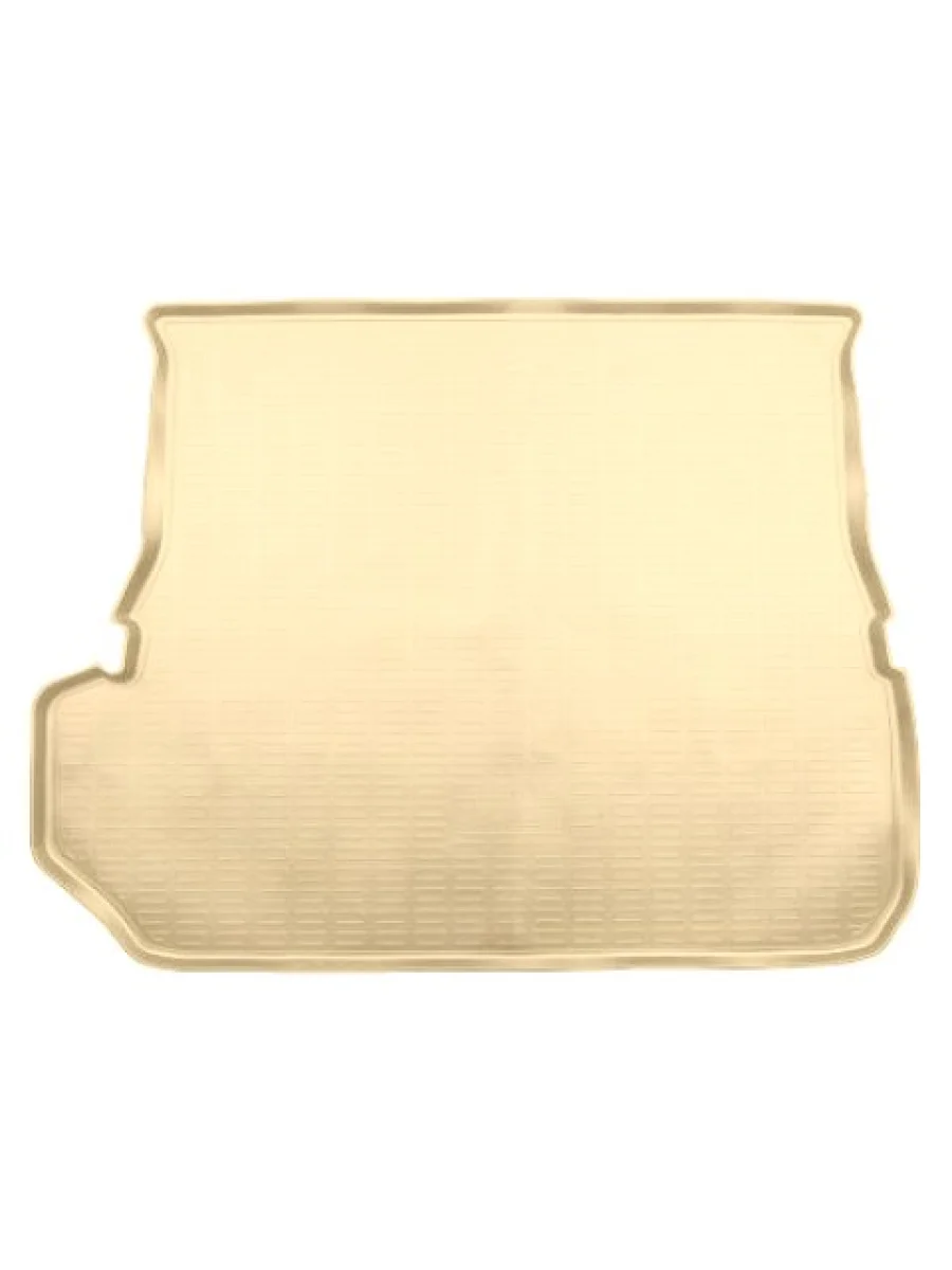 Коврик багажника (полиуретан, сложенный 3 ряд) Norplast Unidec  Toyota Land Cruiser Prado (2023-2025) J250 (бежевый)  в Самаре Самарской области