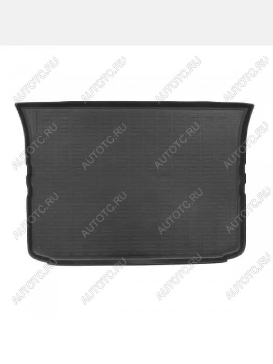 Коврик багажника (полиуретан) Norplast Unidec Dacia Spring 1 BBG хэтчбэк 2-ой рестайлинг (2024-2025) (черный)  с доставкой в г. Керчь