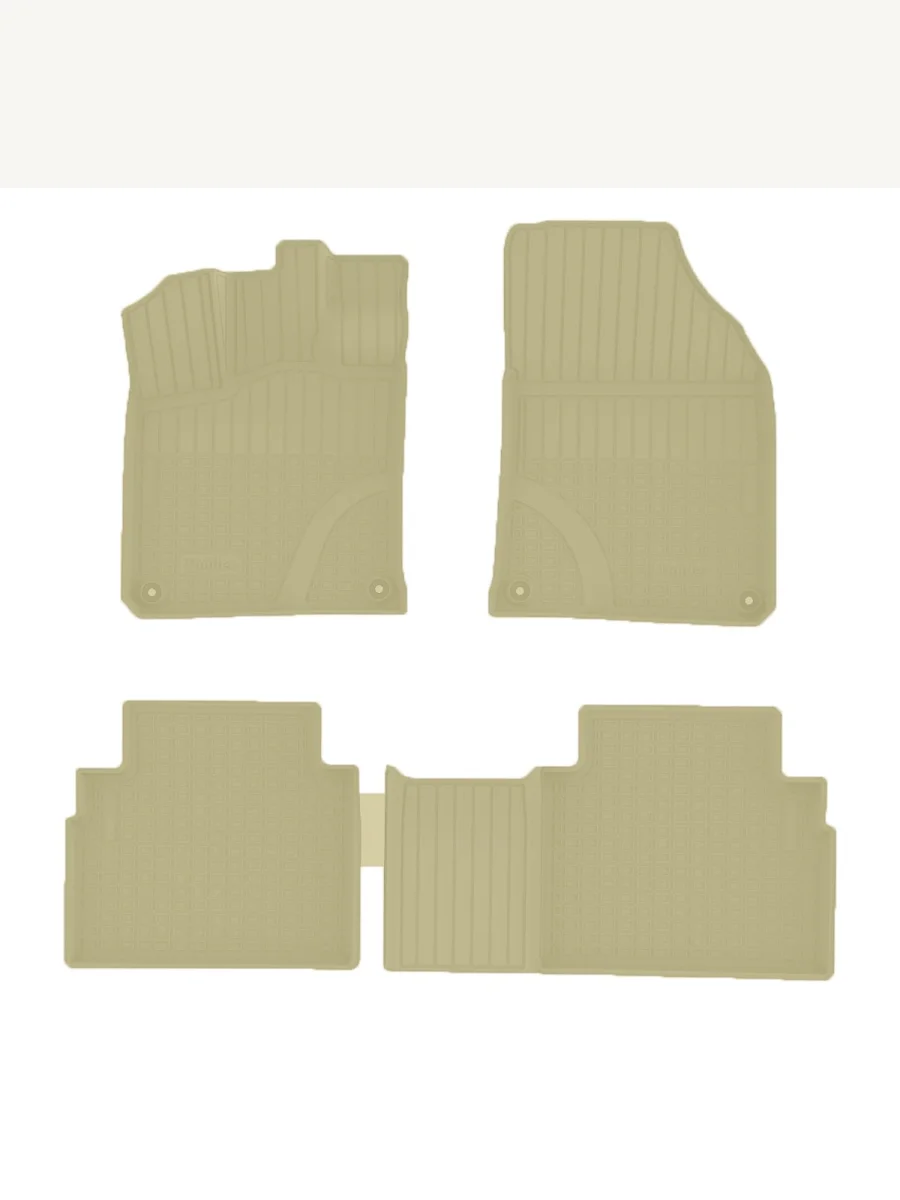 Комплект ковриков в салон Norplast Unidec Geely Cityray (2024-2025) (бежевые)  в Керчи Республика Крым