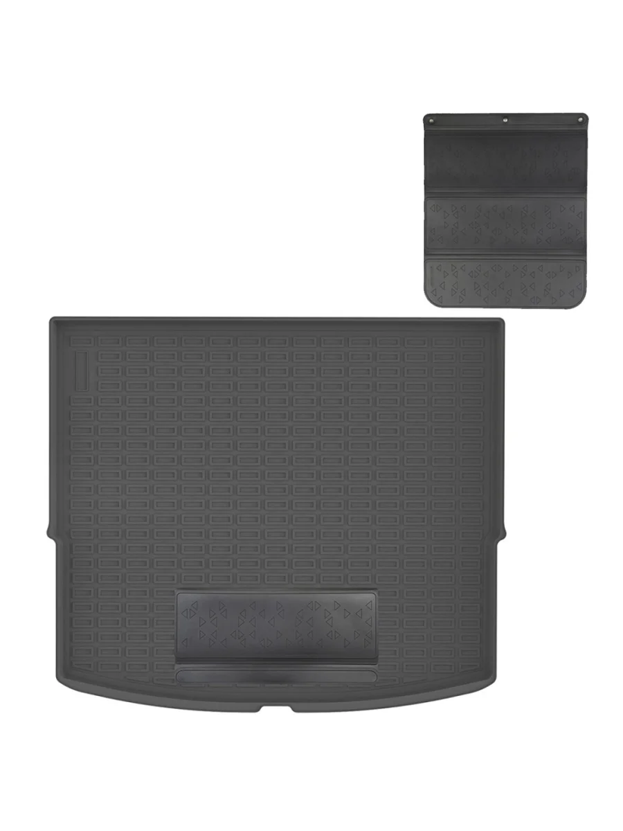 Коврик в багажное отделение с защитным фартуком Norplast Unidec Geely Cityray (2024-2025) (черный)  в Керчи Республика Крым