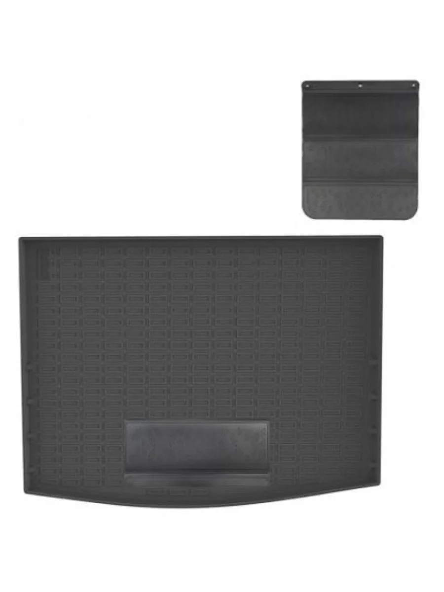 Коврик в багажное отделение с защитным фартуком Norplast Unidec Volkswagen ID.3 1 дорестайлинг (2019-2024) (черный)  в Перми Пермском крае