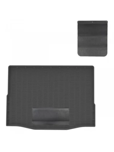 Коврик в багажное отделение с защитным фартуком Norplast Unidec (черный) Honda HR-V RV (2021-2023)