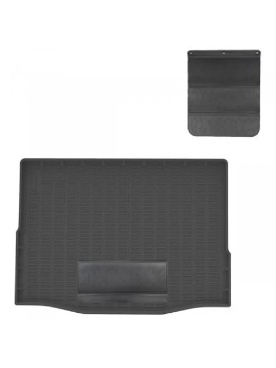 Коврик в багажное отделение с защитным фартуком Norplast Unidec Honda HR-V RV (2021-2023) (черный)  в Перми Пермском крае
