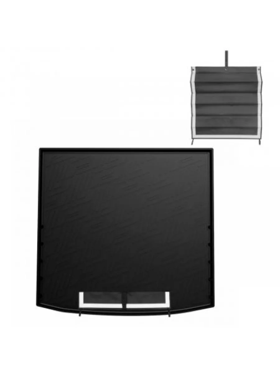 Коврик в багажное отделение с текстильным фартуком Norplast Unidec Haval F7 (2024-2025) (черный)  в Самаре Самарской области