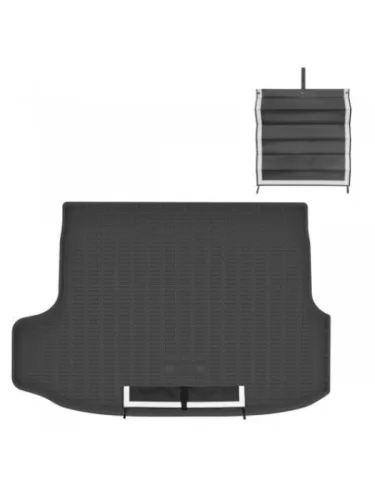Коврик в багажное отделение с текстильным фартуком Norplast Unidec (черный) Honda ZR-V 1 (2022-2025)