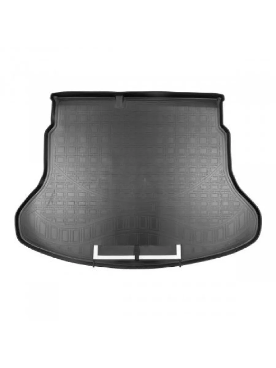 Коврик в багажное отделение с текстильным фартуком Norplast Unidec KIA Rio 4 FB дорестайлинг седан (2016-2020) (черный)  в Керчи Республика Крым