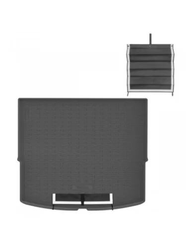 Коврик в багажное отделение с текстильным фартуком Norplast Unidec (черный) Geely Cityray (2024-2025)