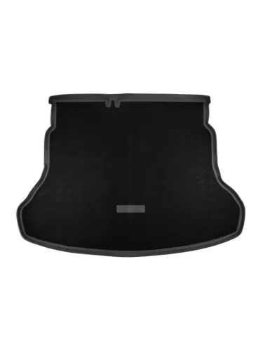 Коврик багажника комбинированный (полиуретан/текстиль) Norplast Unidec (черный) Hyundai Solaris HCR седан дорестайлинг (2017-2020)