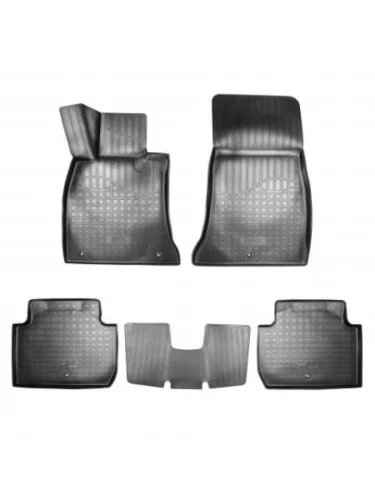 Коврики салонные 2WD 3D Norplast Unidec (черный) KIA Stinger (2017-2025)