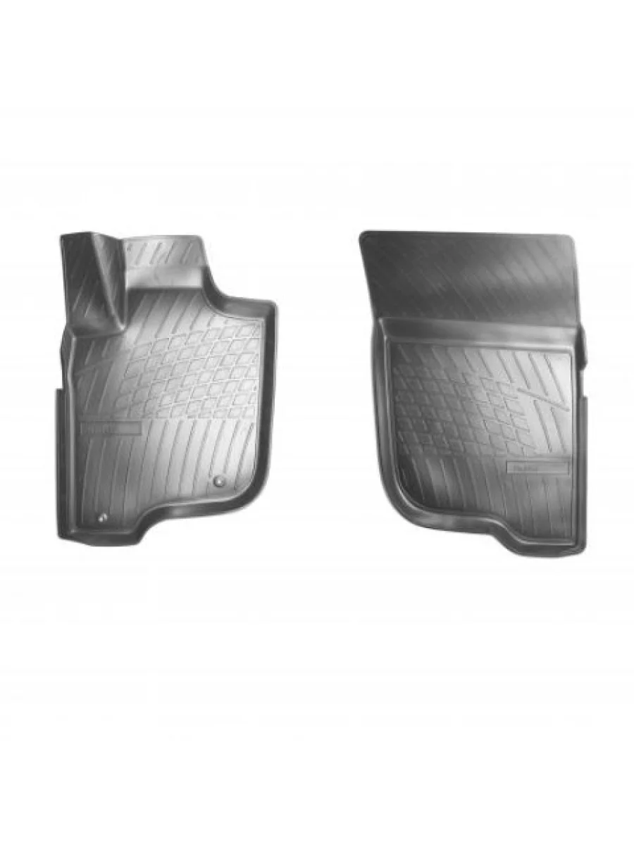 Коврики салонные (перед) Norplast Unidec Mitsubishi L200 5 KK,KL дорестайлинг (2015-2019) (черные)  в Керчи Республика Крым