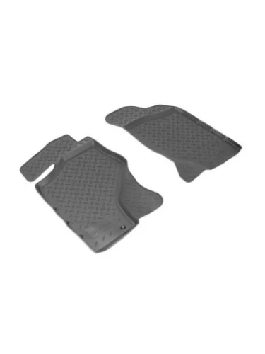 Коврики салонные (перед) Norplast Unidec (черные) Nissan NP300 (2008-2013)