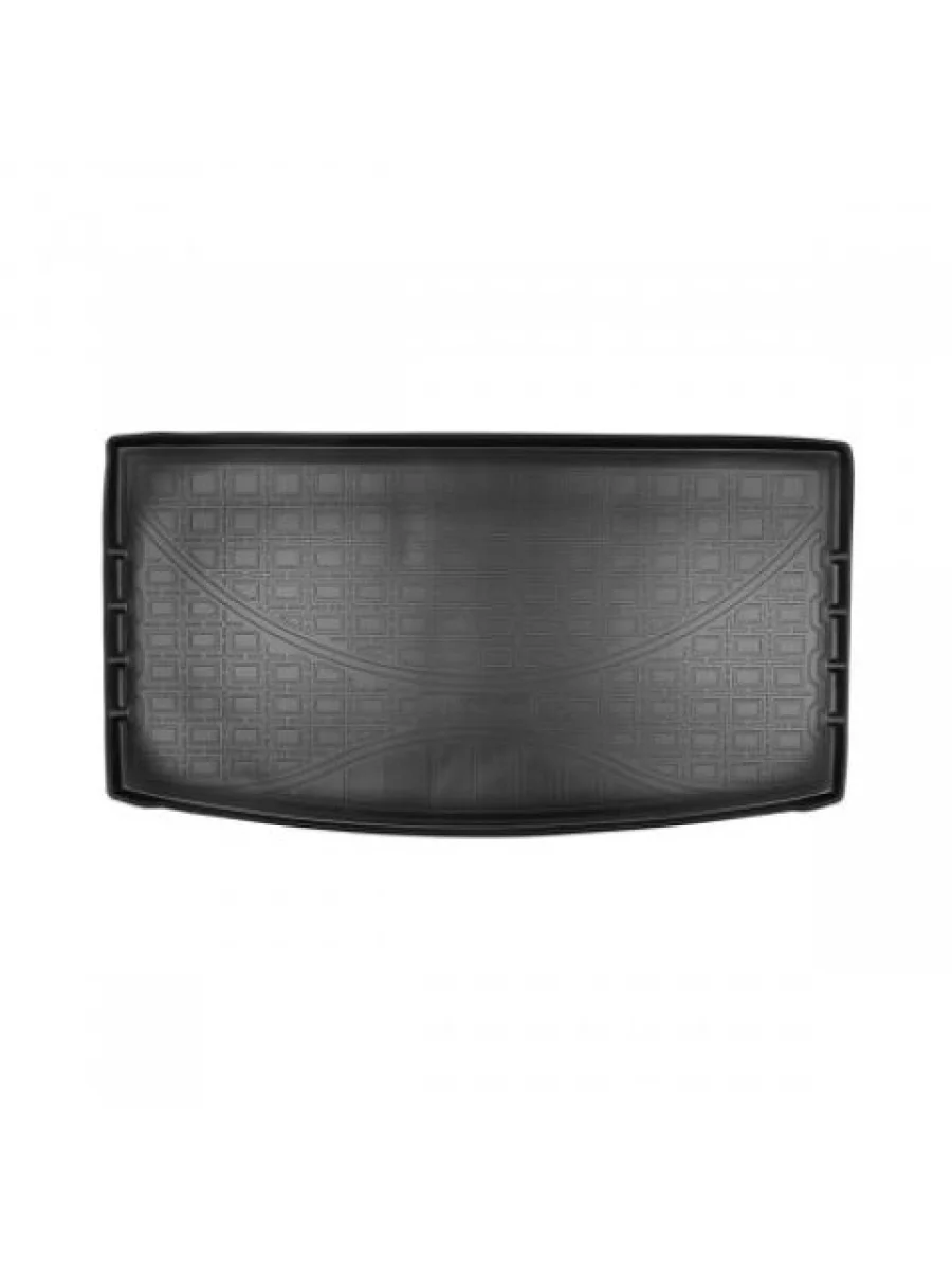 Коврик багажника (полиуретан, разложенный 3 ряд) Norplast Unidec Volkswagen Teramont 1 CA1 дорестайлинг (2016-2020) (черный)  в Воронеже Воронежской области