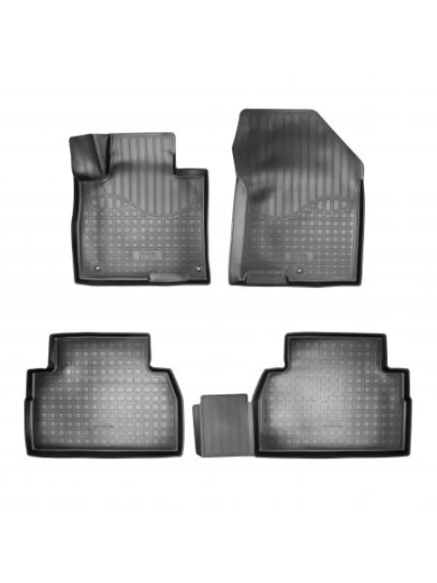 Коврики салонные 3D (5 мест) Norplast Unidec Hyundai Santa Fe TM дорестайлинг (2018-2021) (черные)  в Керчи Республика Крым