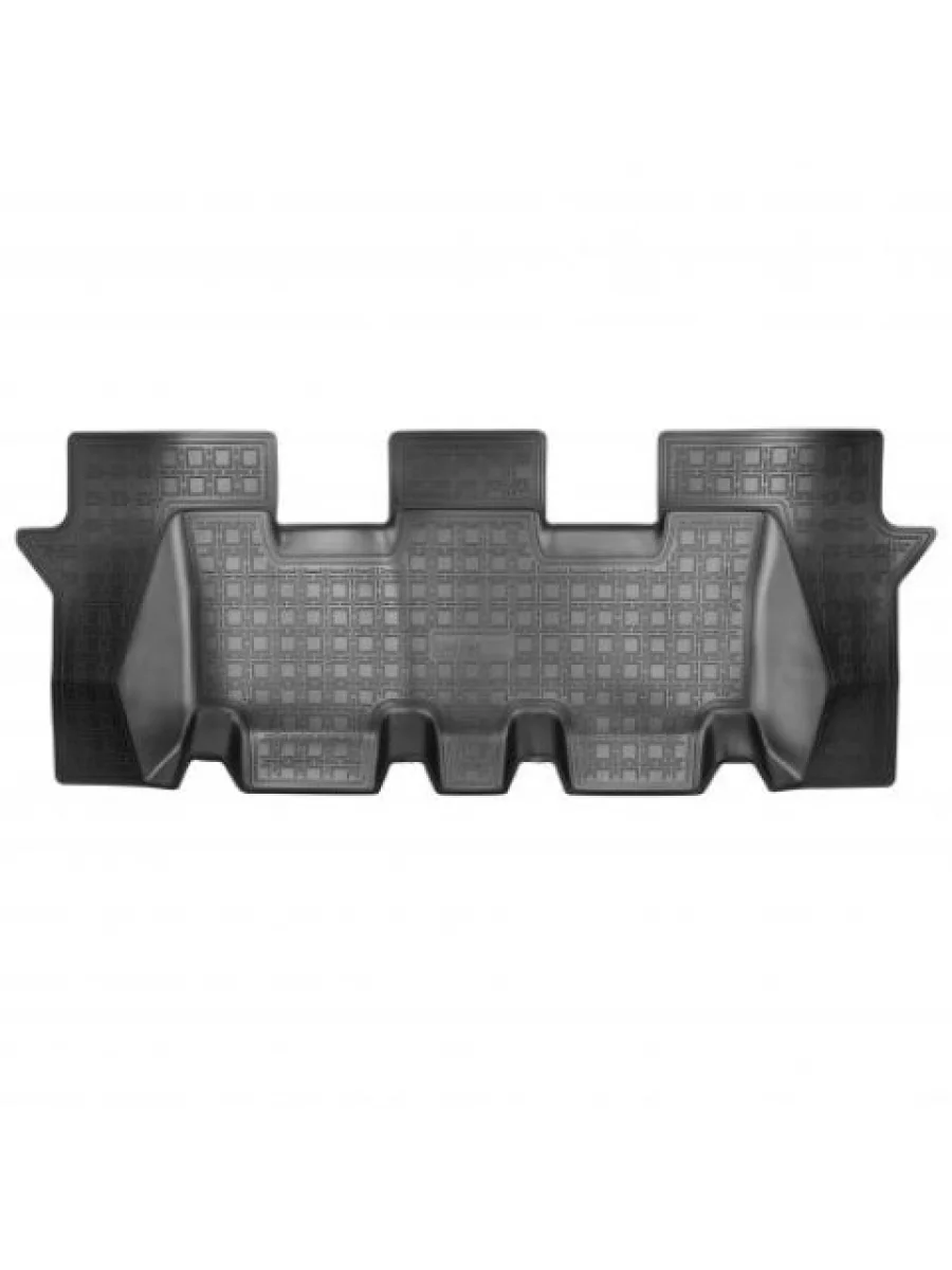 Коврики салонные (8 мест) (3 ряд) Norplast Unidec Hyundai Santa Fe TM дорестайлинг (2018-2021) (черный)  в Воронеже Воронежской области