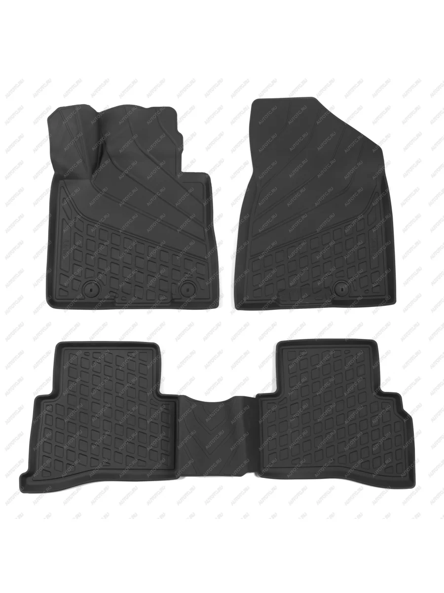 Коврики салонные 3D (Вакуумформование) Norplast Unidec Hyundai Tucson TL рестайлинг (2018-2021) (черные)  в Керчи Республика Крым