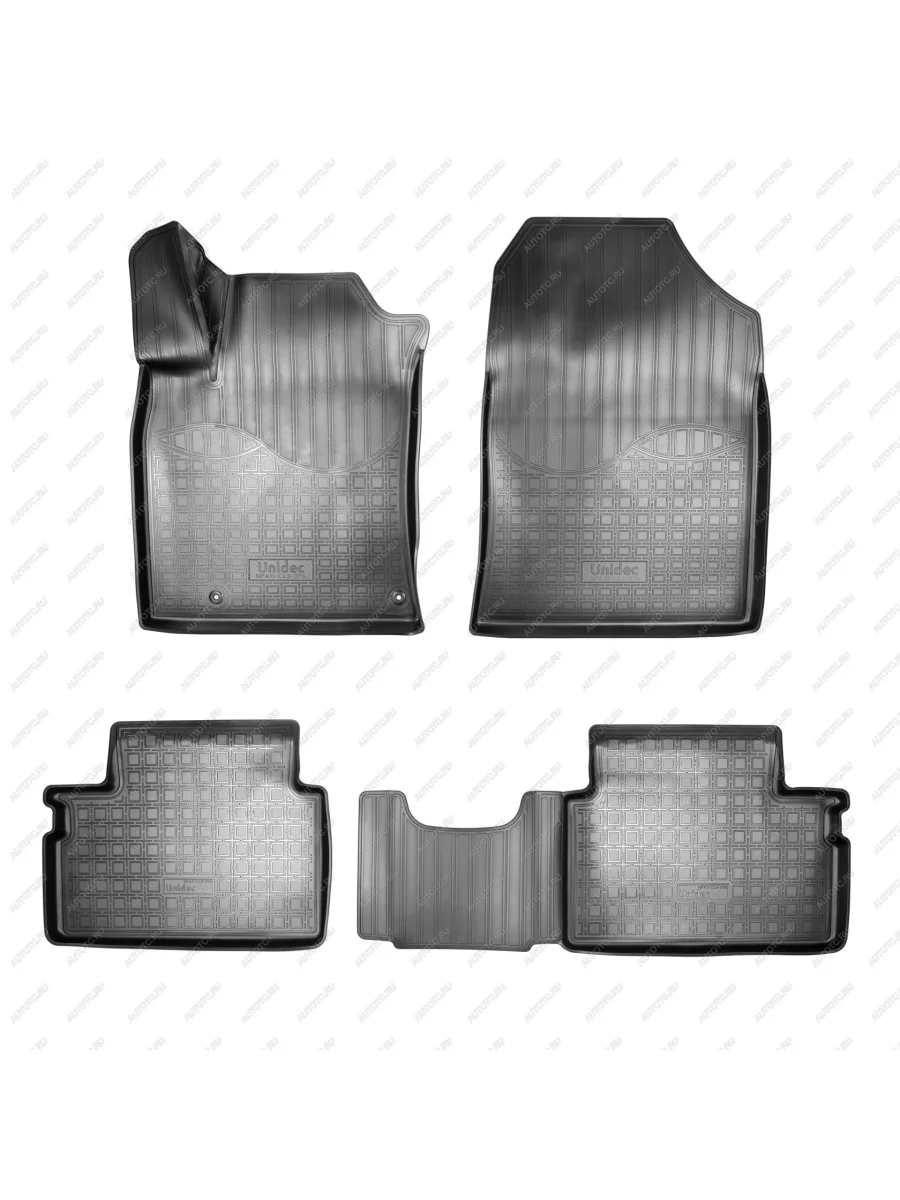 Коврики салонные Norplast Unidec  KIA  Ceed  3 CD, ProCeed  3 CD универсал, XCeed  1 (черные)