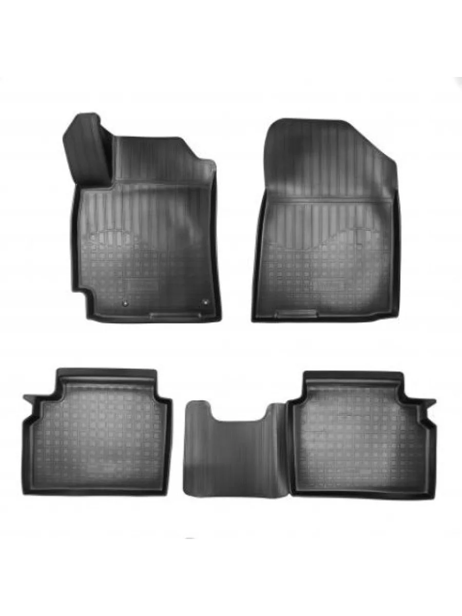 Коврики салонные Norplast Unidec KIA Cerato 4 BD дорестайлинг, хэтчбэк (2018-2021) (черные)  в Самаре Самарской области