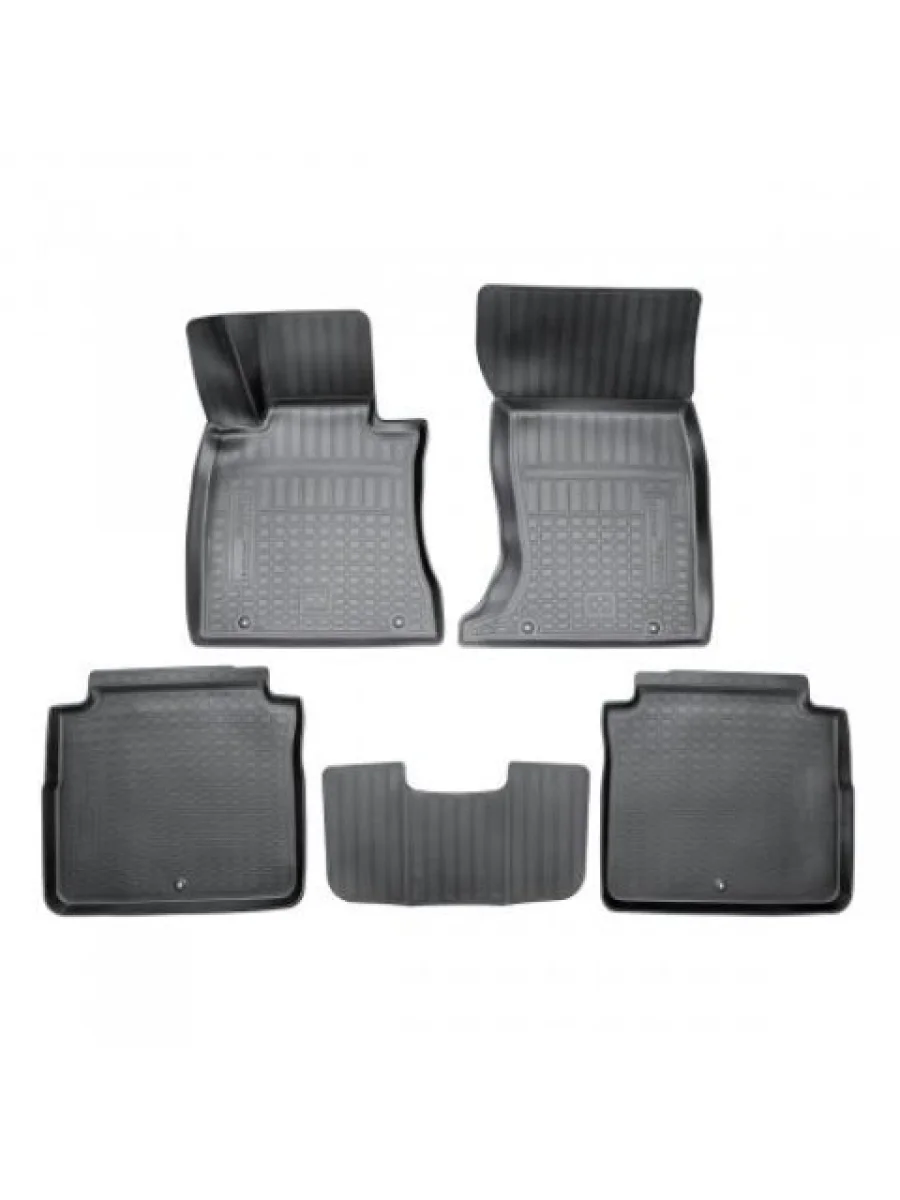 Коврики салонные Norplast Unidec  KIA K9 (2021-2025) 2 RJ (черные)  в Самаре Самарской области
