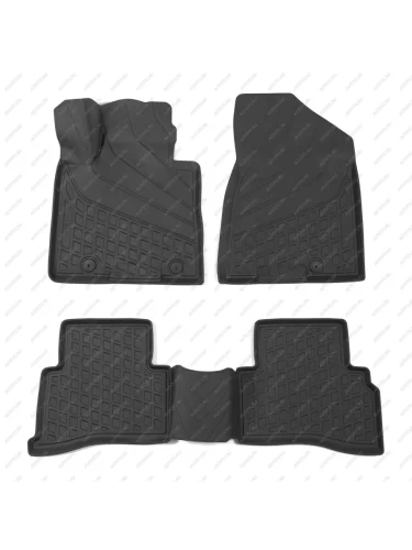 Коврики салонные (вакуумформование) Norplast Unidec (черные) KIA Sportage  4 QL (2018-2022) рестайлинг