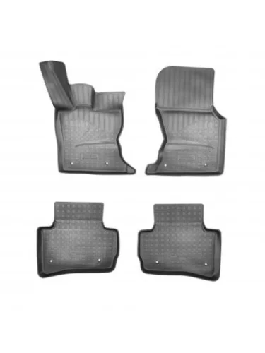 Коврики салонные 3D Norplast Unidec (черные) Land Rover Range Rover Velar 1 L560 дорестайлинг (2017-2022)