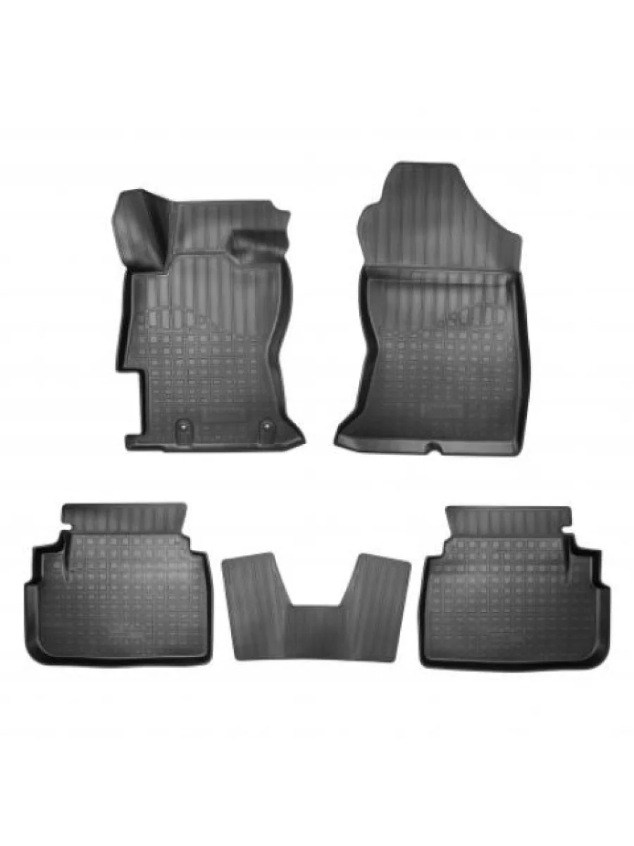 Коврики салонные Norplast Unidec Subaru XV GT/G24 дорестайлинг (2017-2021) (черные)  в Самаре Самарской области