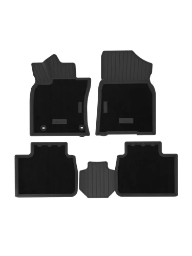 Коврики салонные комбинированные (China Market) Unidec (черные) Toyota Camry XV80 (2023-2025)