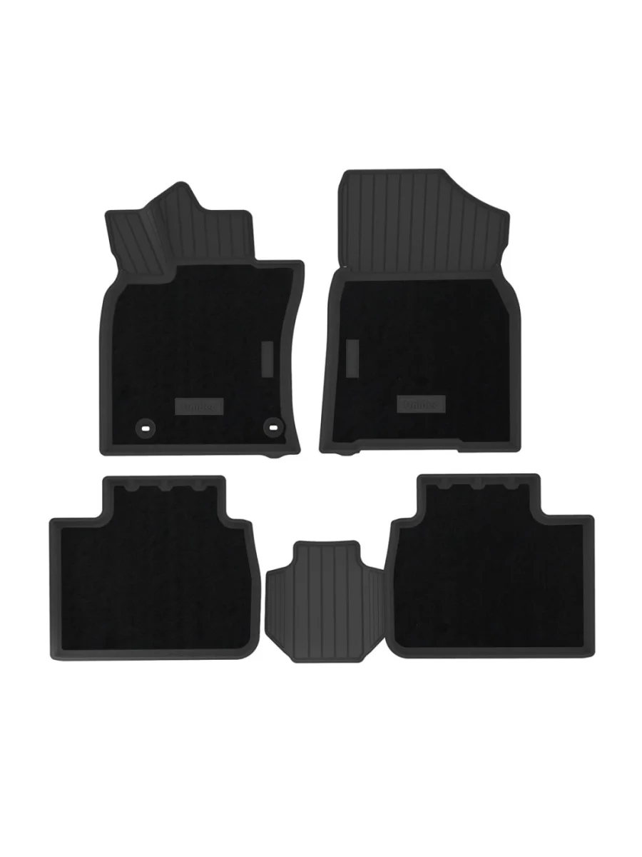 Коврики салонные комбинированные (China Market) Unidec Toyota Camry XV80 (2023-2025) (черные)  в Керчи Республика Крым