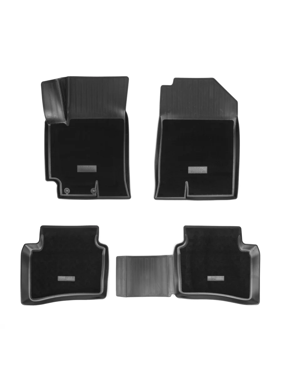 Коврики салонные комбинированные Unidec Solaris HS (2024-2025) (черные)  в Перми Пермском крае