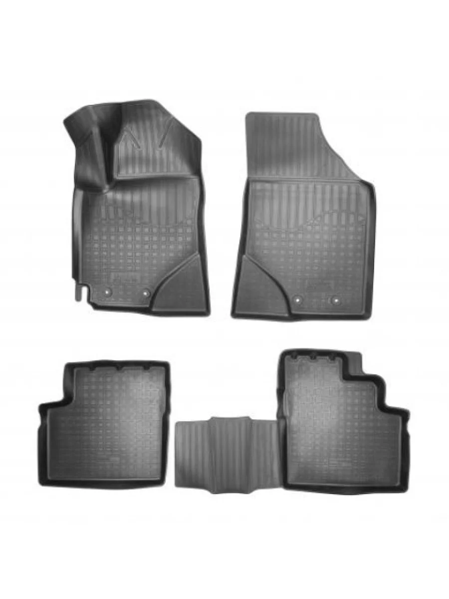 Коврики салонные Norplast Unidec Geely Emgrand EC7 седан 2-ой рестайлинг (2018-2020) (черные)  с доставкой в г. Пермь