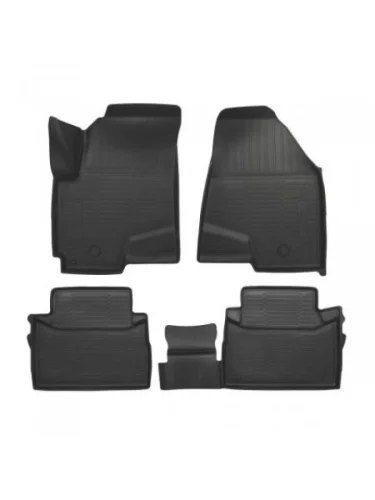 Коврики салонные Norplast Unidec (черные) Jetour X50 (2024-2025)