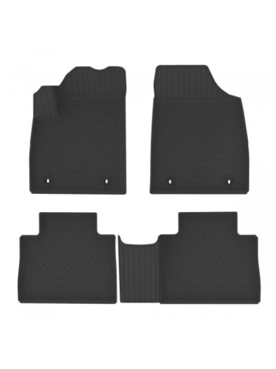 Коврики салонные Norplast Unidec MG HS 1 AS23 рестайлинг (2023-2025) (черные)  в Керчи Республика Крым