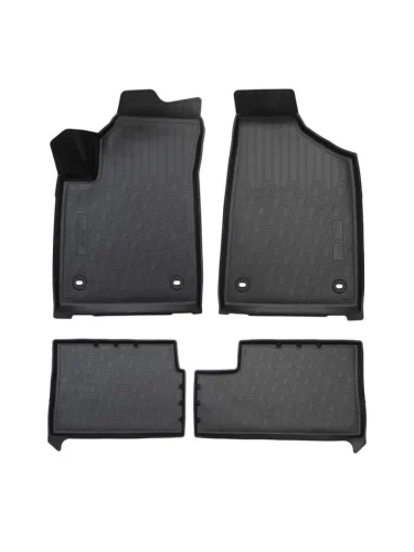 Коврики салонные (1,2 ряд) Norplast Unidec (черные) SWM G05 PRO рестайлинг (2022-2025)