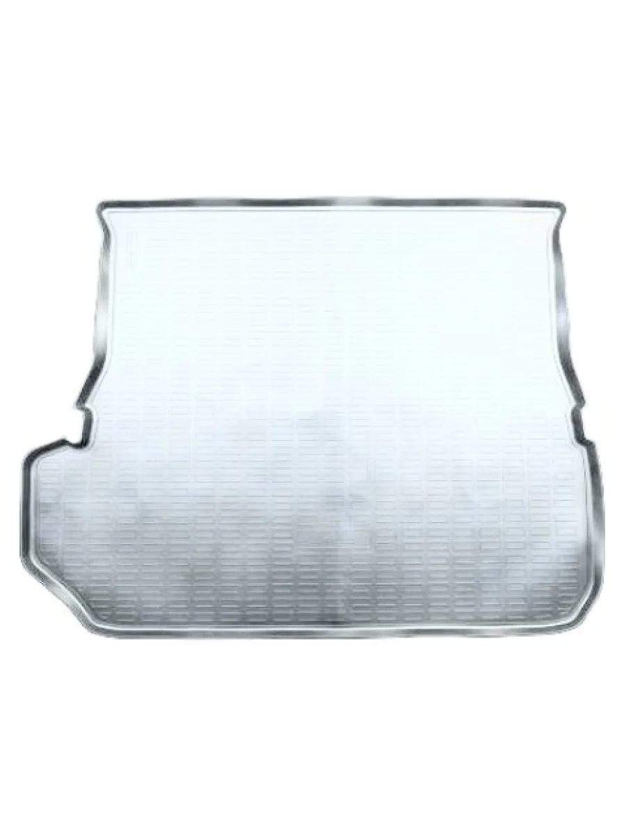 Коврик багажника (полиуретан, сложенный 3 ряд) Norplast Unidec  Toyota Land Cruiser Prado (2023-2025) J250 (серый)  в Самаре Самарской области