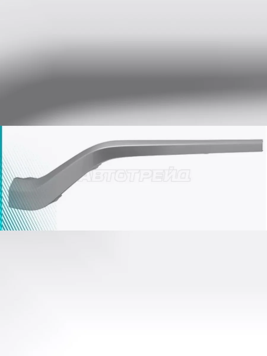 Передний левый молдинг бампера SAT Hyundai Santa Fe TM рестайлинг (2020-2022) (хром)  в Самаре Самарской области