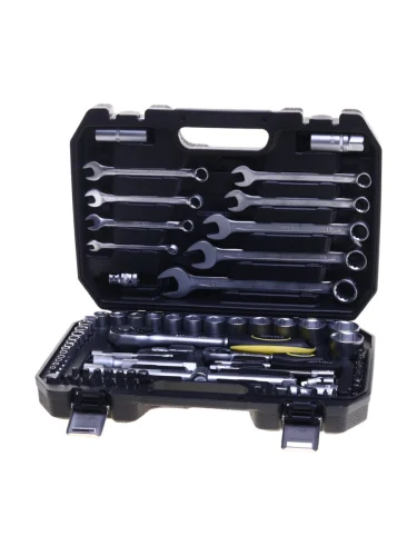 Набор инструментов 82 предмета слесарно-монтажный 14,12 6-ти гран. ЭВРИКА ЭВРИКА eu-82le