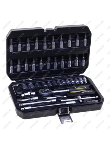 Набор головок торцевых и бит-головок 14 46 предметов ЭВРИКА ЭВРИКА eu-46le