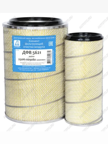 Элемент фильтрующий ИКАРУС IVECO MAN воздушный комплект ДЗАФ ДЗАФ дфв 5621