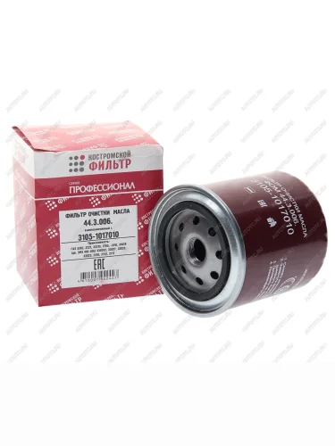 Фильтр масляный ГАЗ-3110,3302 (дв.ЗМЗ-406) Профессионал КОСТРОМСКОЙ ФИЛЬТР КП Автофильтр kf6105 pr