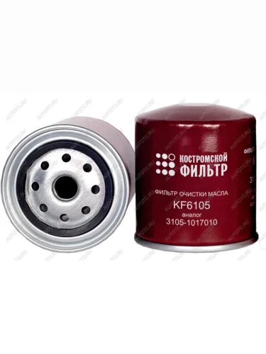 Фильтр масляный ГАЗ-3110,3302 (дв.ЗМЗ-406) Специалист КОСТРОМСКОЙ ФИЛЬТР КП Автофильтр kf6105 sp