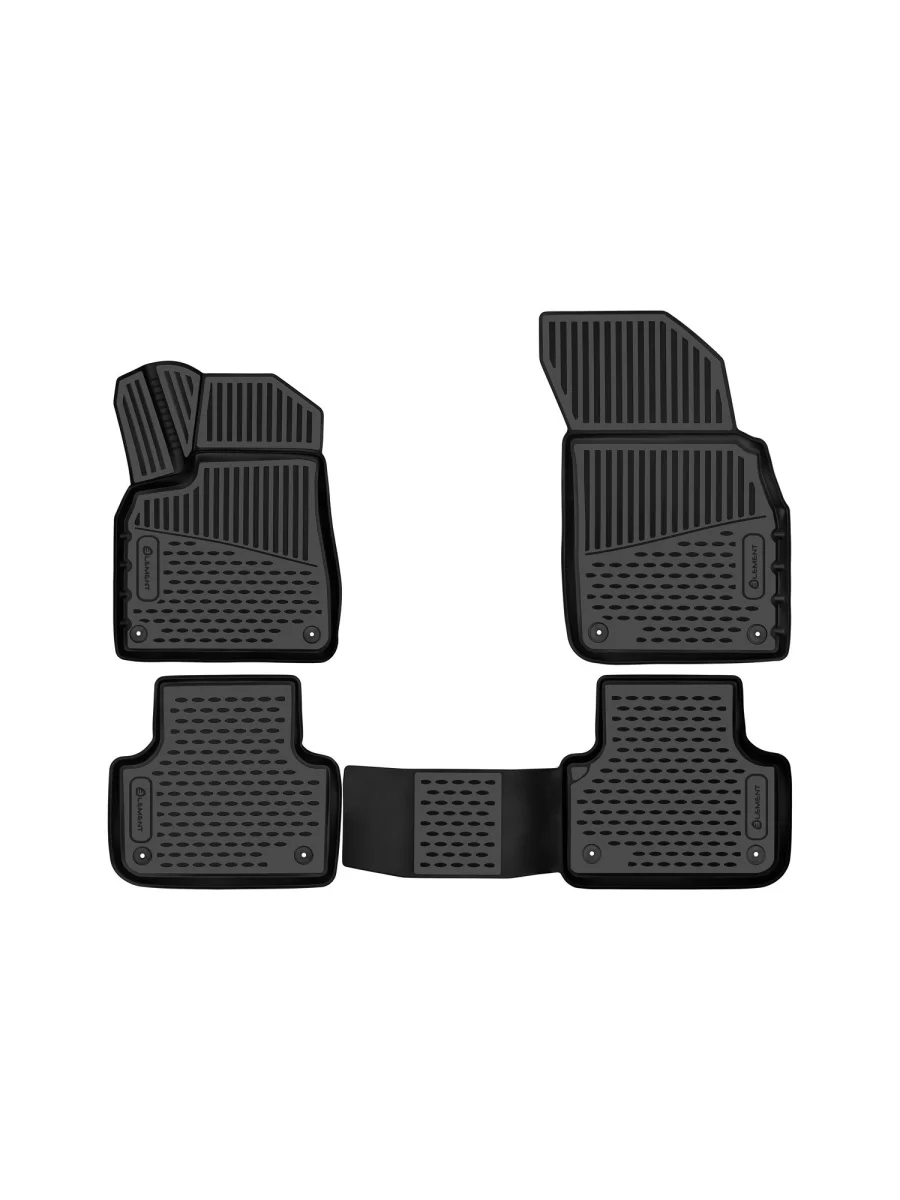Коврики 3D в салон Element Audi Q8 4MN (2018-2022) (черные)  с доставкой в г. Керчь