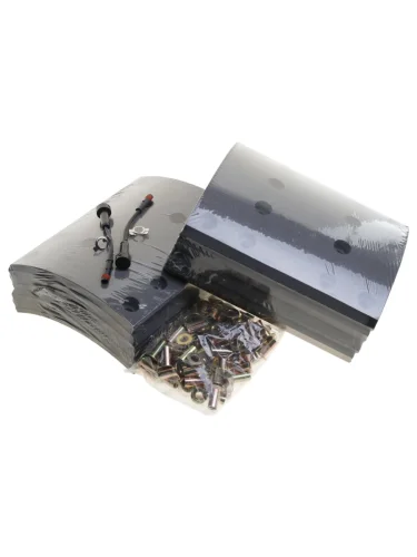 Накладка тормозной колодки SITRAK HOWO задняя (комплект с закл.датч.)(410х220)(мост MCP16) AVLKRAFT AVLKRAFT 70370000