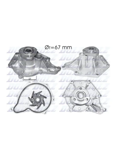 Насос системы охлаждения VAG A4A6 A8Q7TOUAREG  CAMBCGKBAUKBKH BUNCASB DOLZ a213